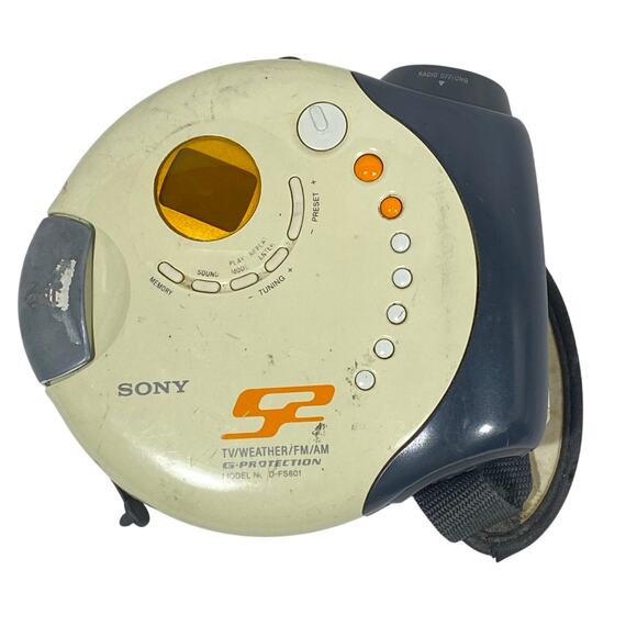 Sony Sports S2 CD Walkman Discman D-FS601 Portable CD Player PARTS ONLY - Picture 1 of 8